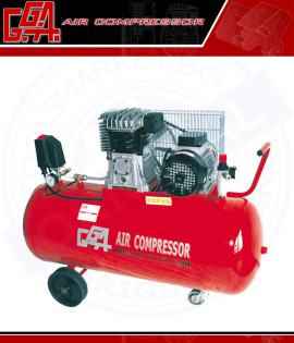 Бутален компресор за въздух GGA 490 A, 100l, 360l/min, монофазен